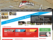 Tablet Screenshot of ligapaulista.com